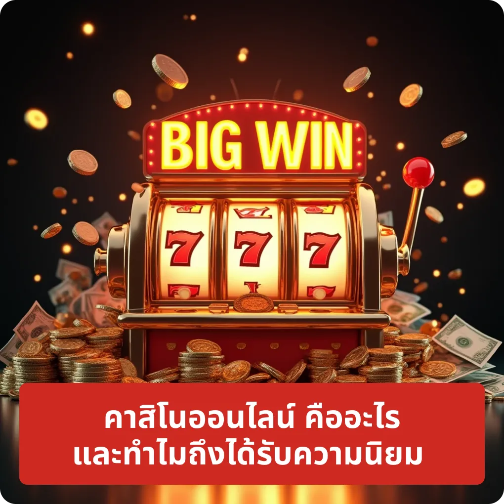 คาสิโนออนไลน์ คืออะไร และทำไมจึงได้รับความนิยม – อธิบาย คาสิโนออนไลน์ คืออะไร และทำไมจึงได้รับความนิยม